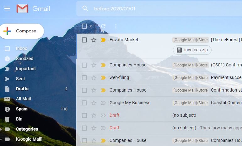 How to clear your Gmail inbox to make space