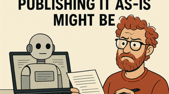 AI copywriting isn’t cheating but publishing as-is might be
