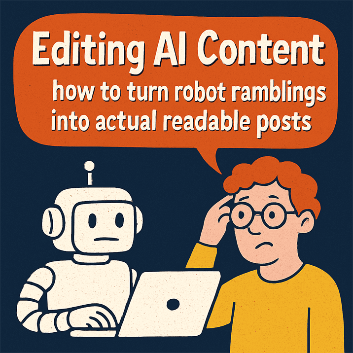Editing AI content How to turn robot ramblings into actual readable posts