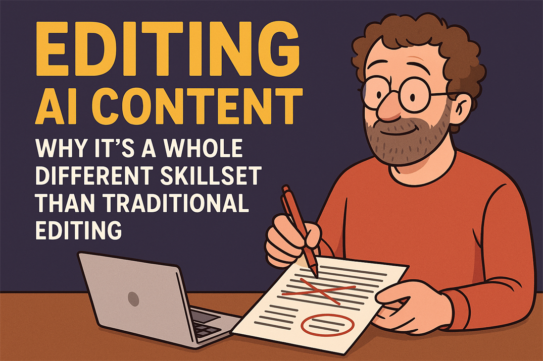 Editing AI content: Why it’s a whole different skillset than traditional editing