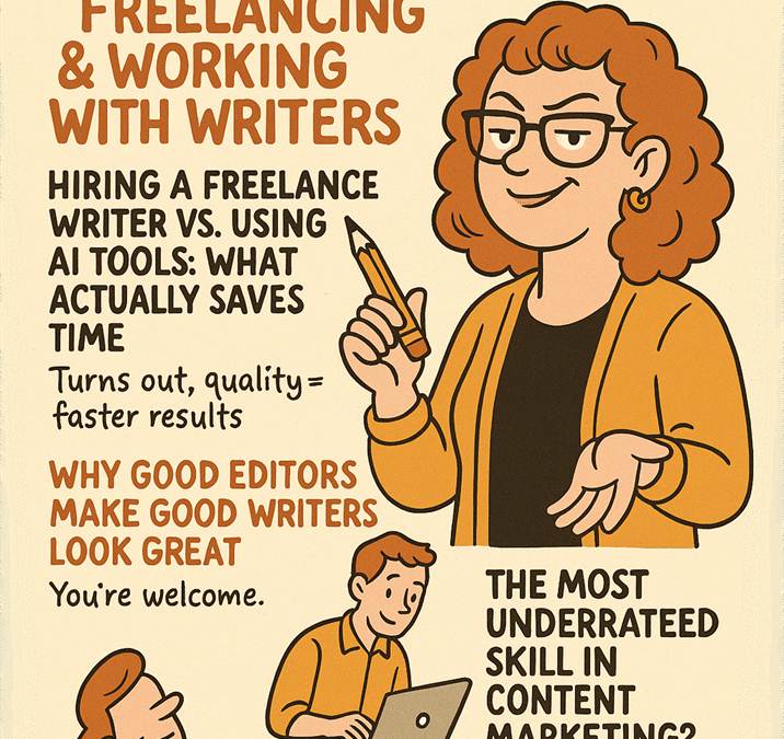 Freelancers vs. AI: What actually saves time (and sanity) when you’re creating content Freelancers vs. AI: What actually saves time (and sanity) when you’re creating content