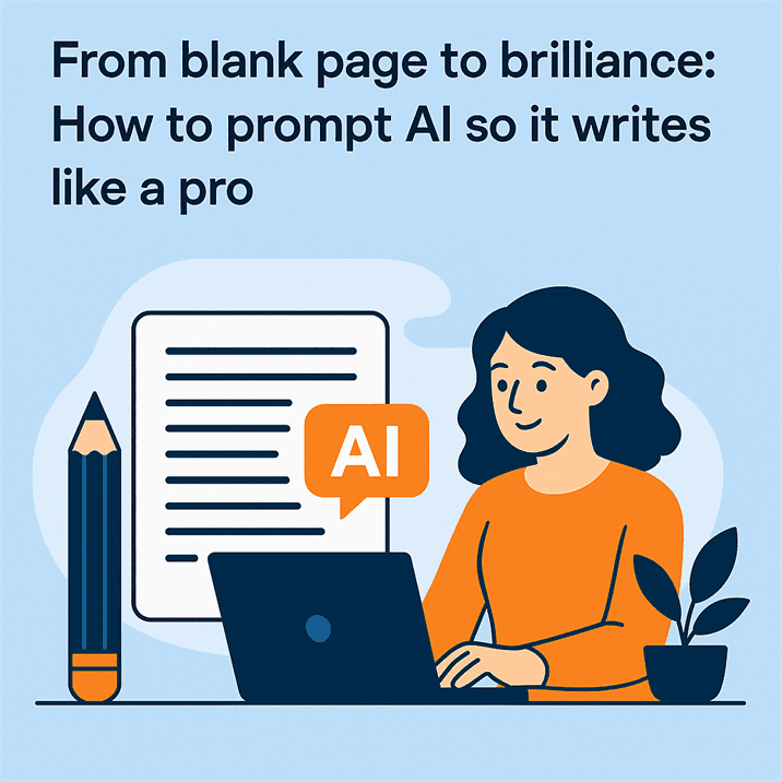 How to prompt AI so it writes like a pro