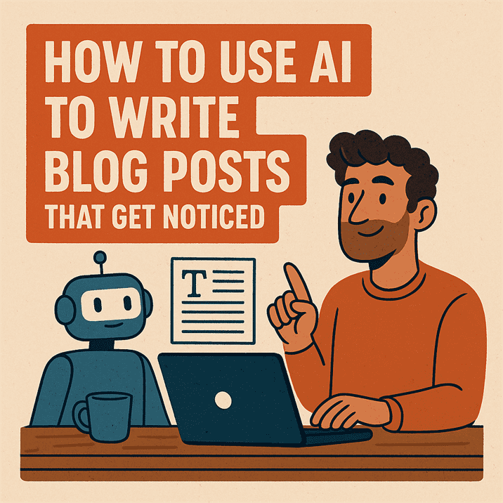 How to use AI to write blog posts that get noticed