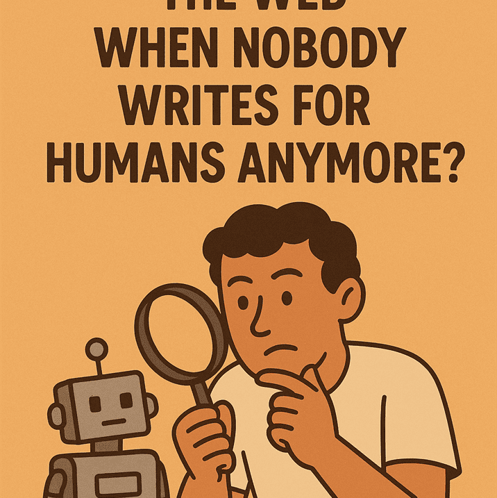 What happens to the web when nobody writes for humans anymore What happens to the web when nobody writes for humans anymore
