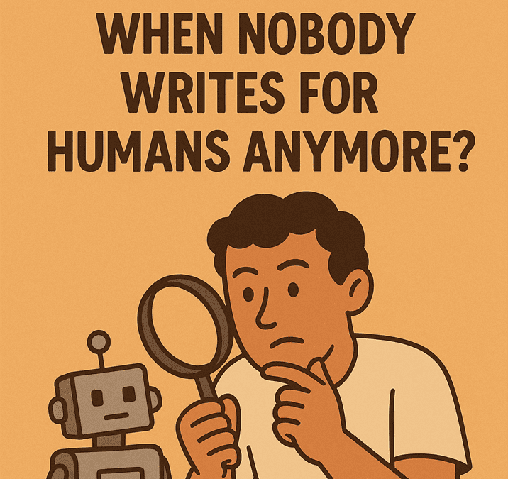 What happens to the web when nobody writes for humans anymore? What happens to the web when nobody writes for humans anymore