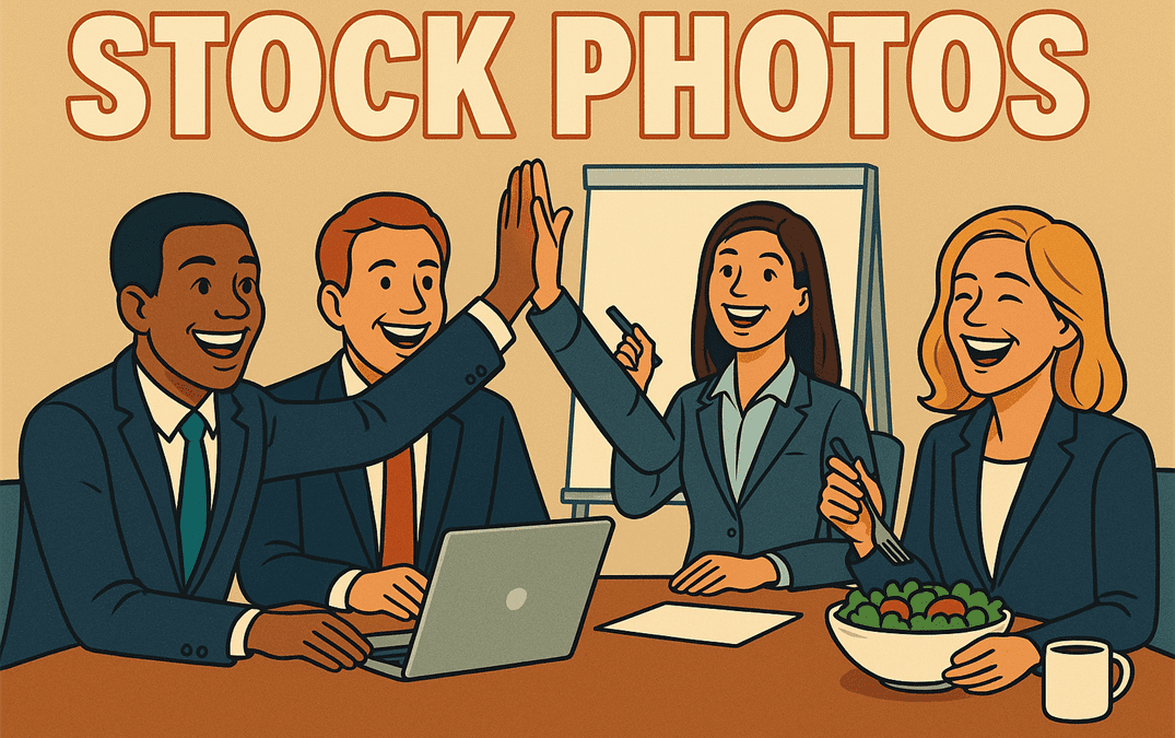 Stock photos: Why every corporate website looks like a meeting of unnaturally cheerful models