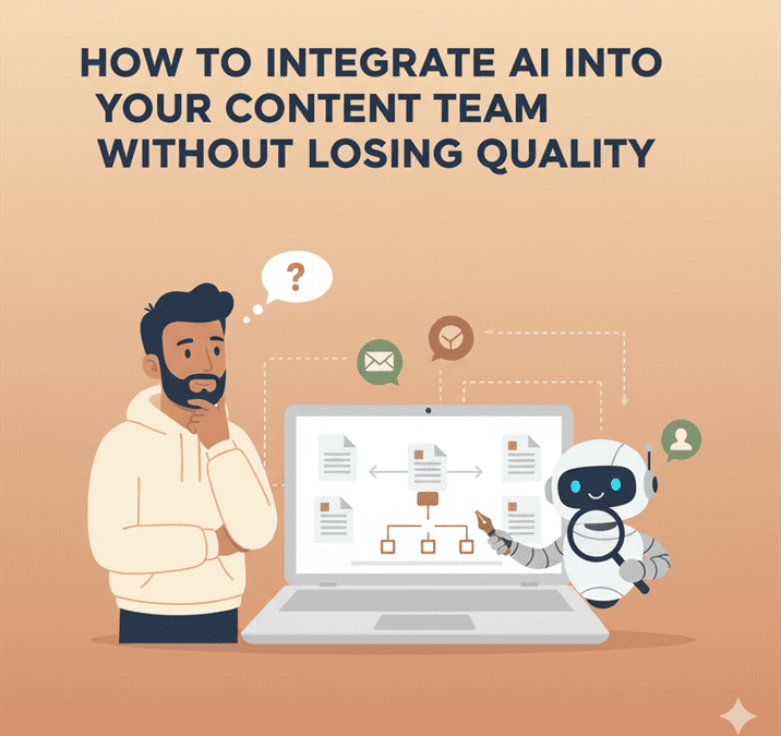 How to integrate AI into your content team without losing quality How to integrate AI into your content team without losing quality