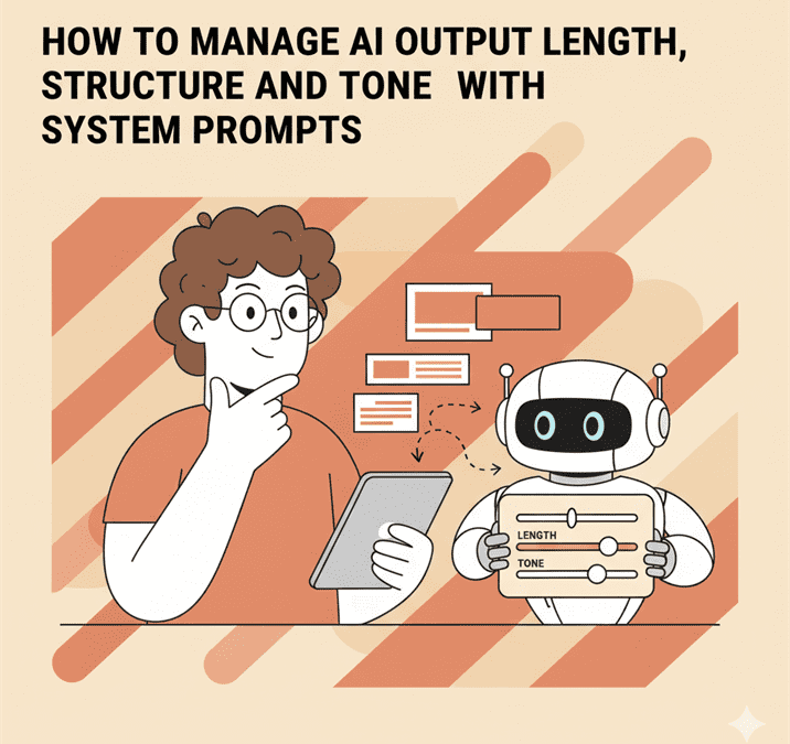 How to manage AI output length, structure and tone with system prompts