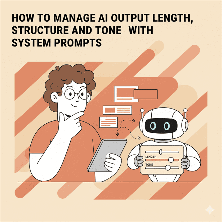 How to manage AI output length, structure and tone with system prompts