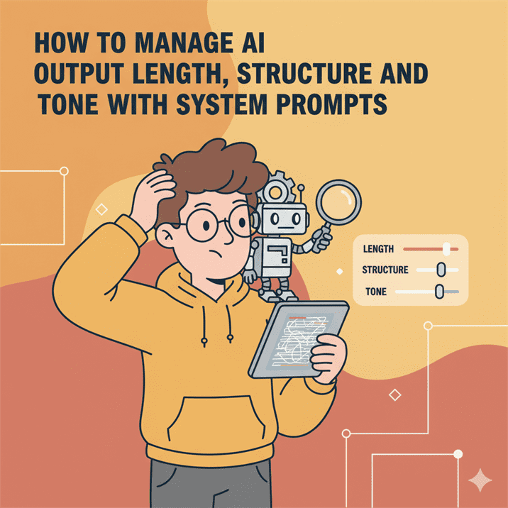 How to manage AI output length, structure and tone with system prompts How to manage AI output length, structure and tone with system prompts