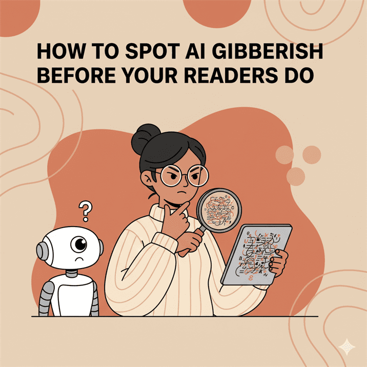 How to spot AI gibberish before your readers do How to spot AI gibberish before your readers do
