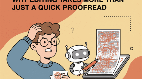 The AI first draft myth: Why editing takes more than just a quick proofread