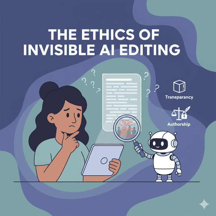 The ethics of invisible AI editing