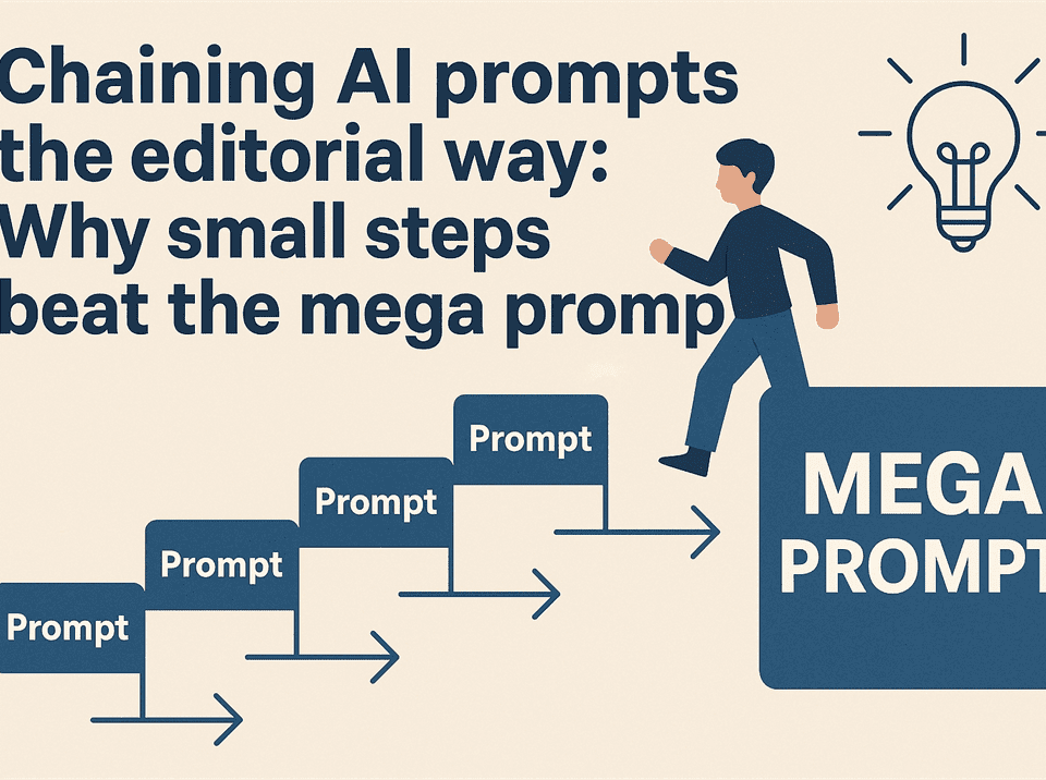 chaining ai prompts the editorial way