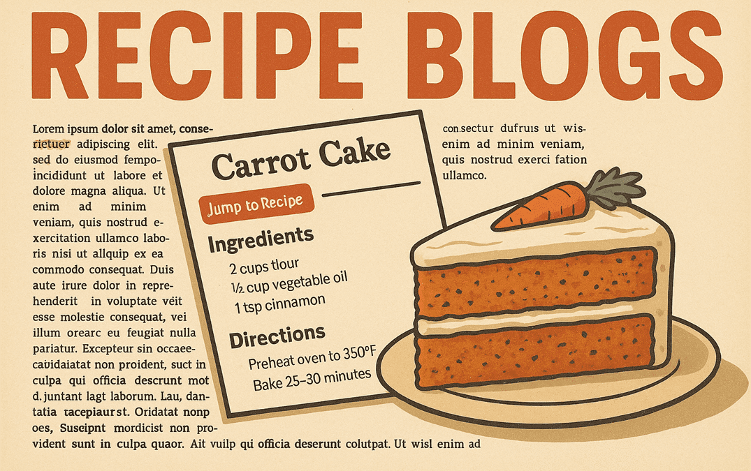 Recipe blogs: The life story you must scroll through