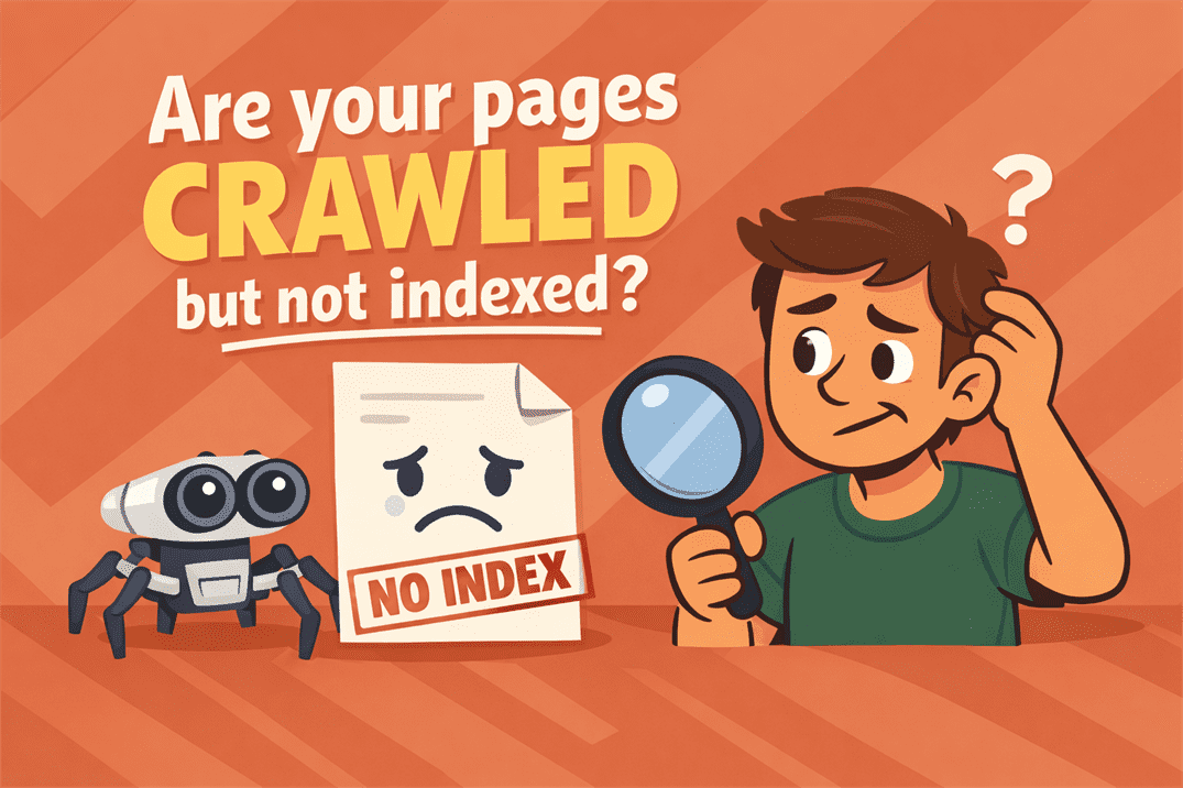 are your pages crawled but not indexed