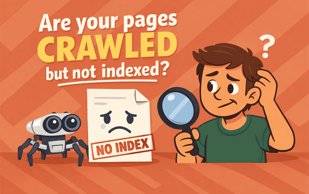 are your pages crawled but not indexed