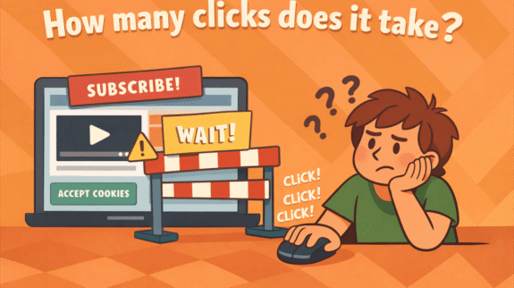how many clicks does it take