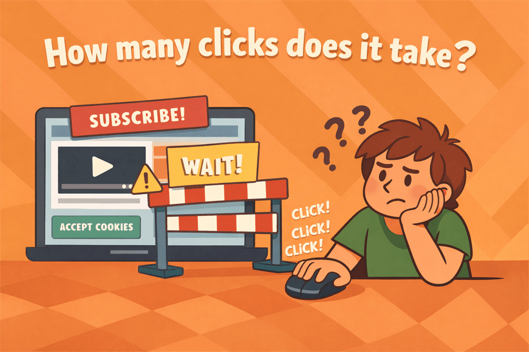 how many clicks does it take how many clicks does it take
