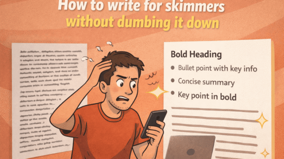 how to write for skimmers without dumbing it down