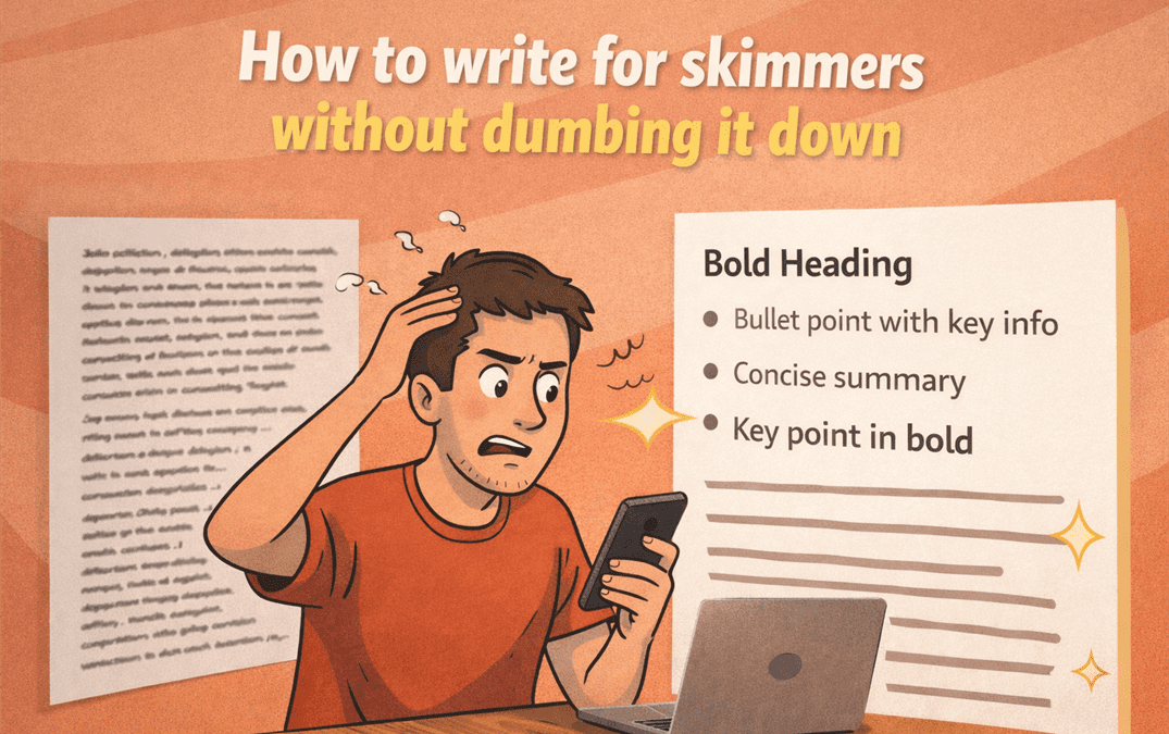 how to write for skimmers without dumbing it down