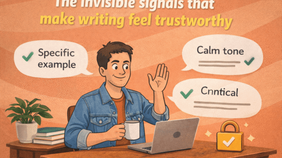 the invisible signals that make writing feel trustworthy