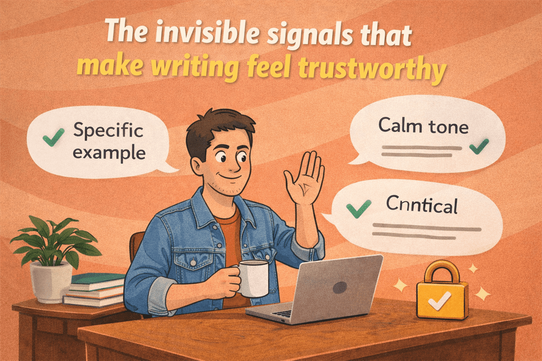 the invisible signals that make writing feel trustworthy the invisible signals that make writing feel trustworthy
