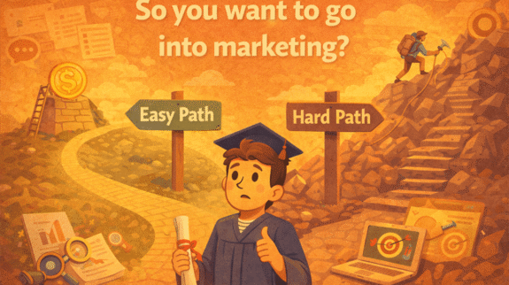 so you want to go into marketing