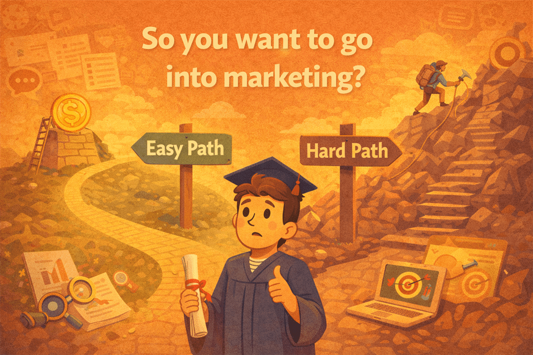 so you want to go into marketing