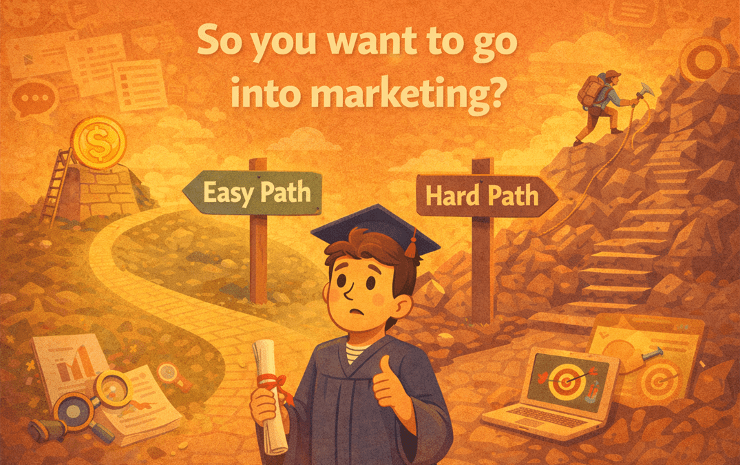 so you want to go into marketing