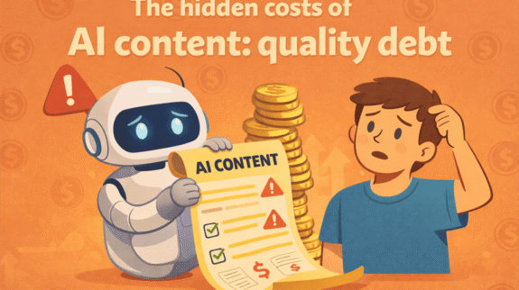 the hidden costs of ai content quality debt
