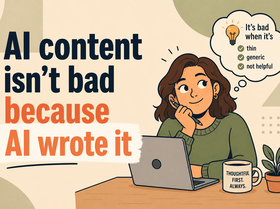 ai content isn't bad because ai wrote it