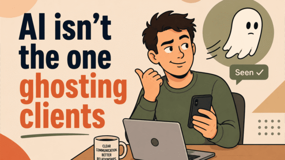 ai isn't the one ghosting clients