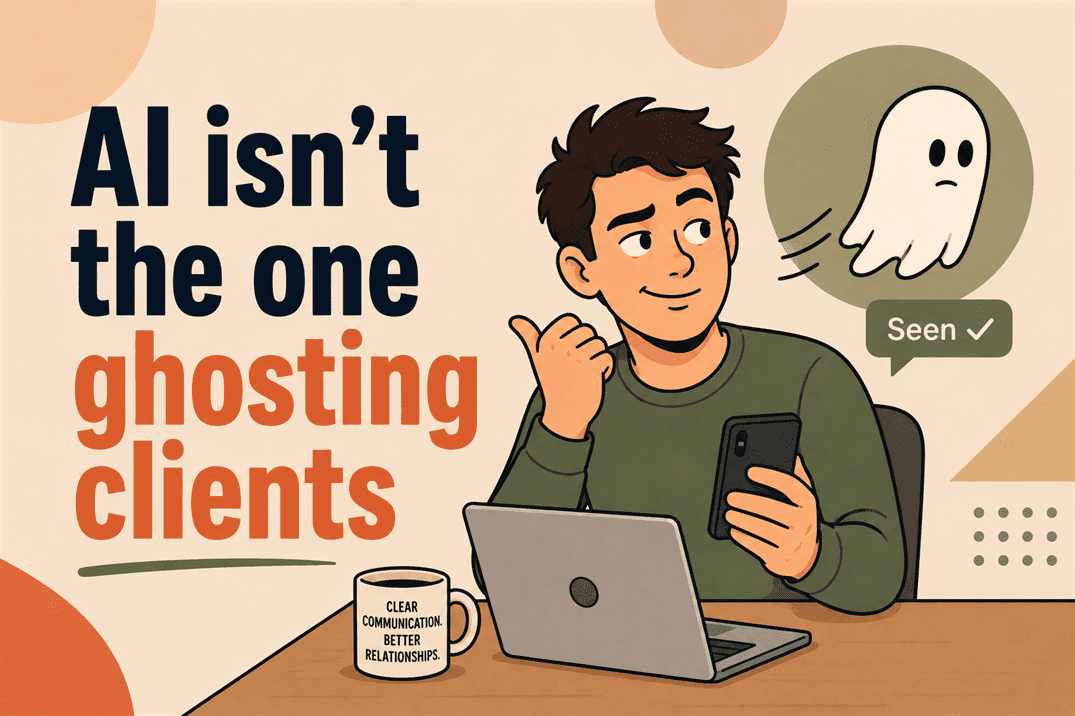 ai isn't the one ghosting clients