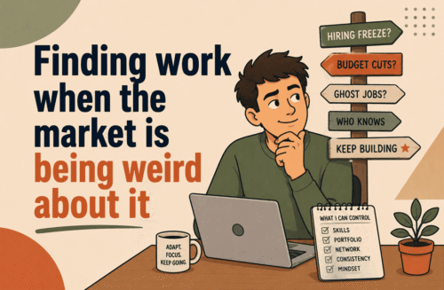 finding work when the market is being weird about it