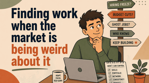 finding work when the market is being weird about it finding work when the market is being weird about it