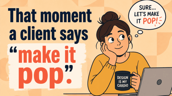 that moment a client says make it pop and what happens next