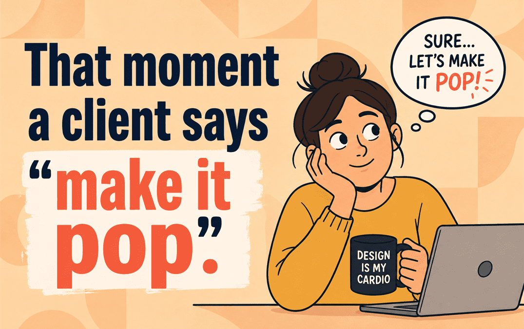 that moment a client says make it pop and what happens next