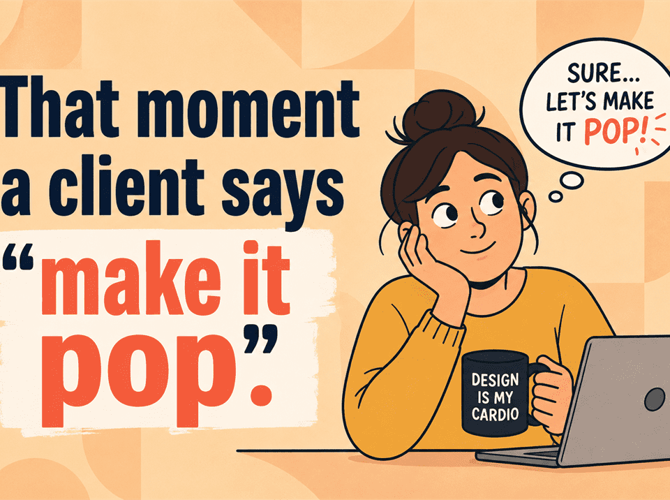 that moment a client says make it pop and what happens next