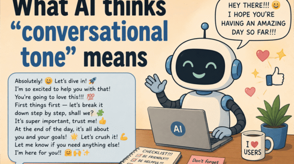 what ai thinks conversational tone means what ai thinks conversational tone means
