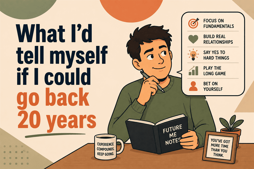 what i'd tell myself if i could go back 20 years