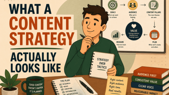 what a content strategy actually looks like