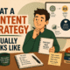 what a content strategy actually looks like what a content strategy actually looks like