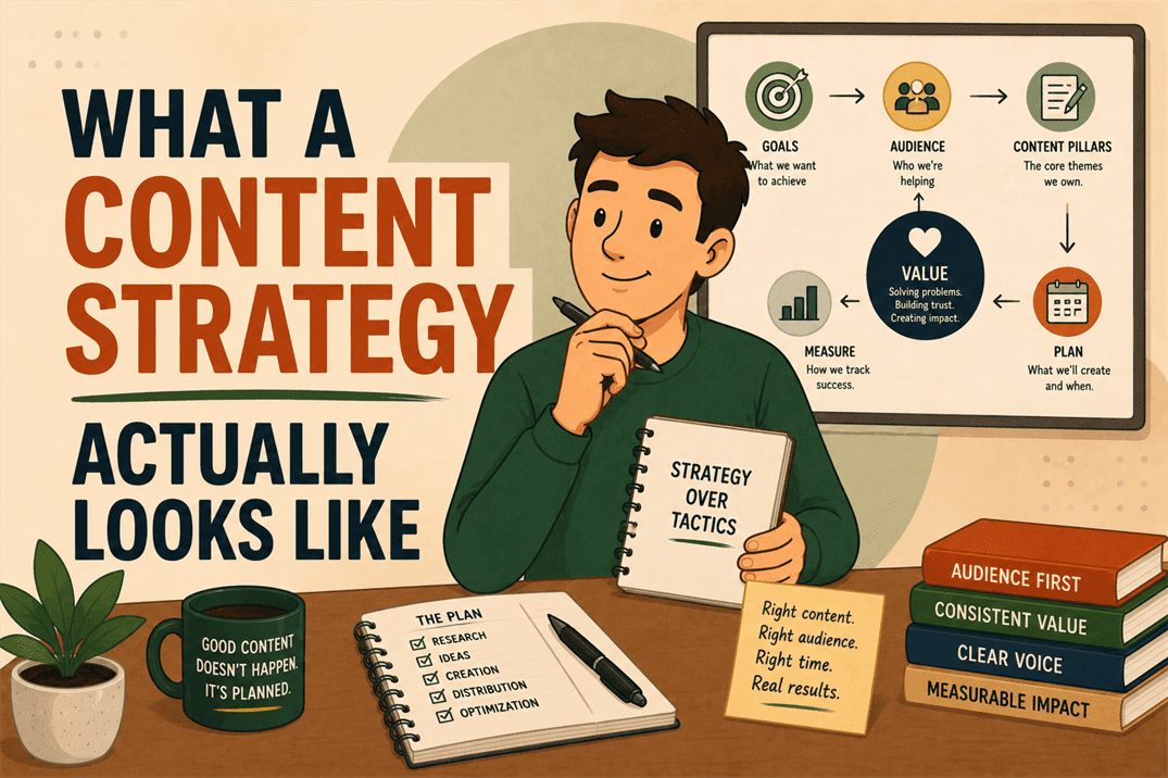 what a content strategy actually looks like
