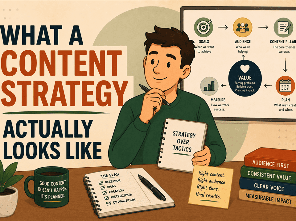 what a content strategy actually looks like