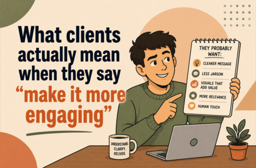 what clients actually mean when they say make it more engaging