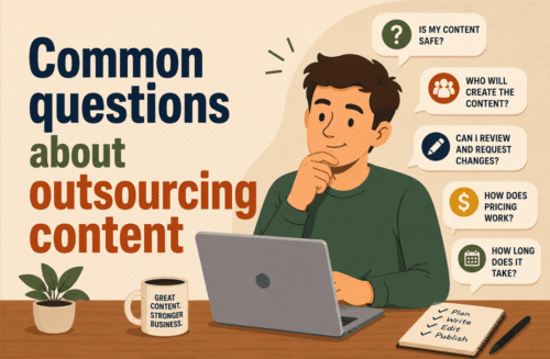 common questions about outsourcing content