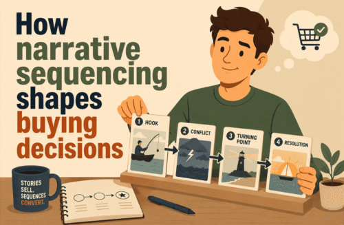 how narrative sequencing shapes buying decisions