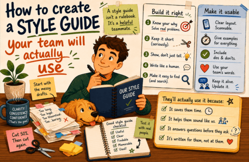 how to create a style guide your team will actually use