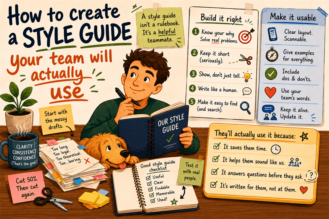 how to create a style guide your team will actually use